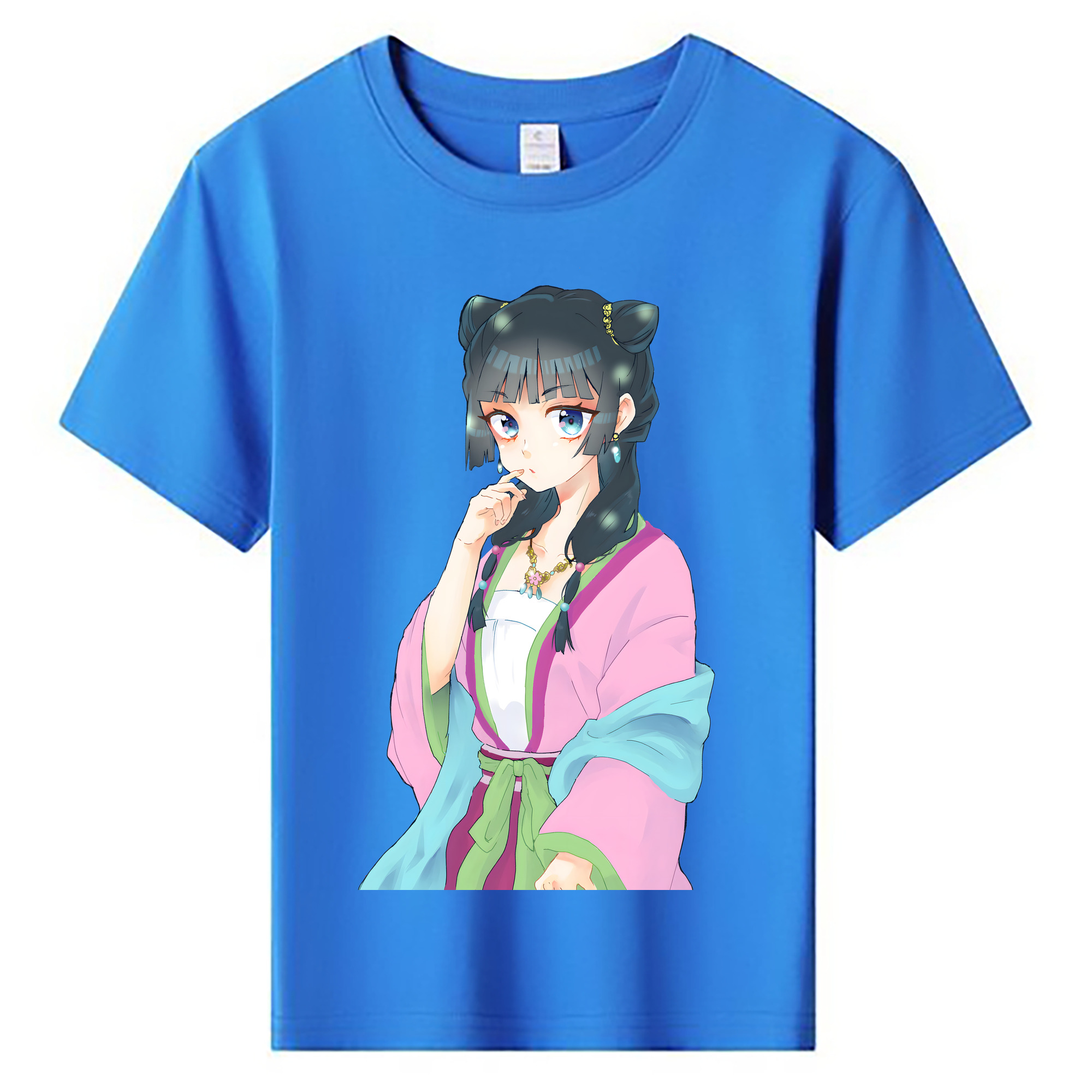 （画像用） 薬屋のひとりごと The Apothecary Diaries 綿100％キッズTシャツ（フロントプリント）